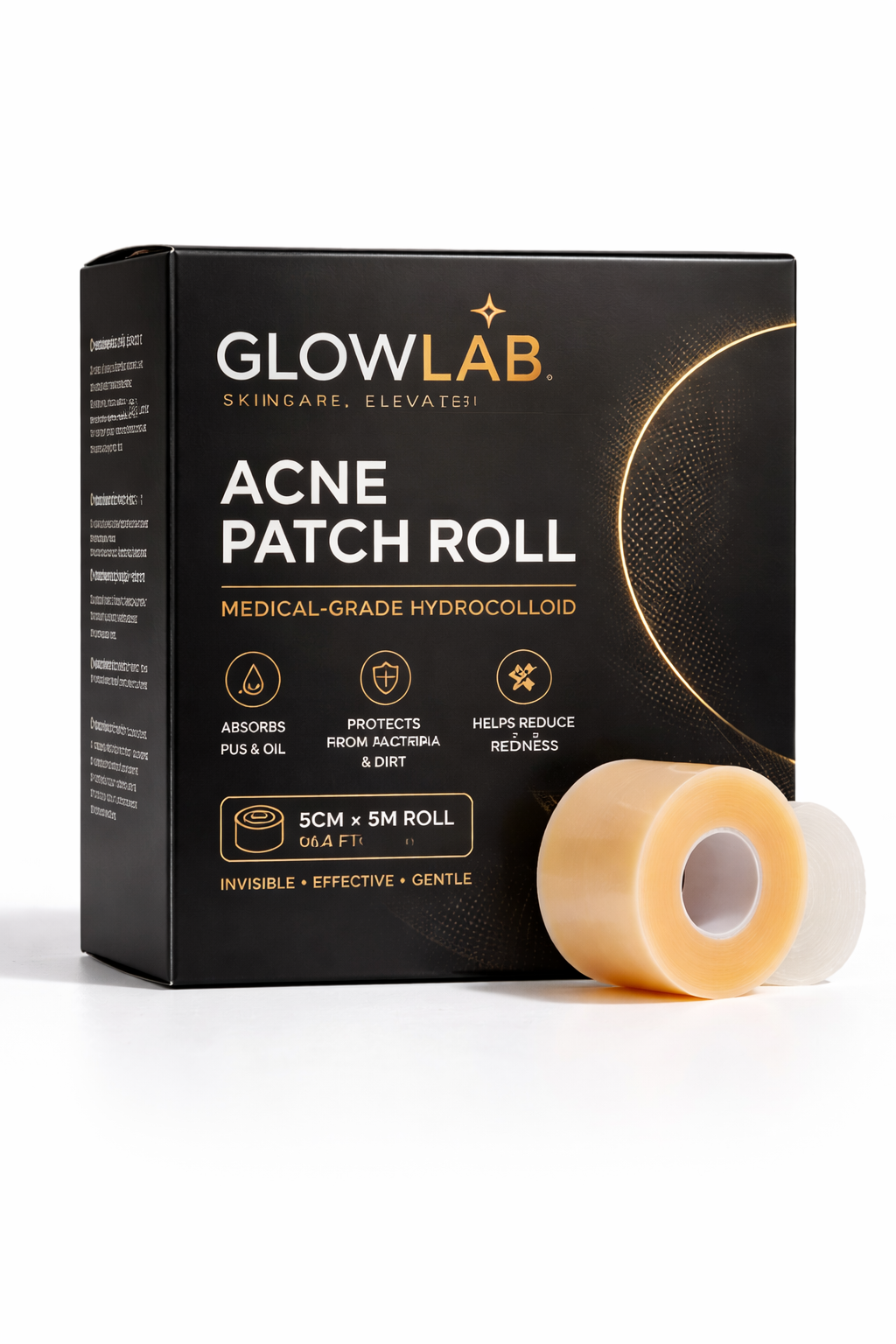 GlowLab Acne Patch Roll – Medical-Grade Hydrocolloid